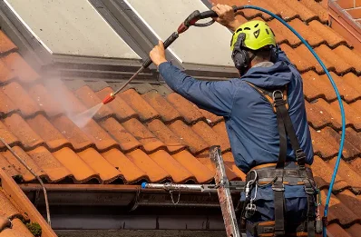 Démoussage et hydrofuge de toiture à Aspères